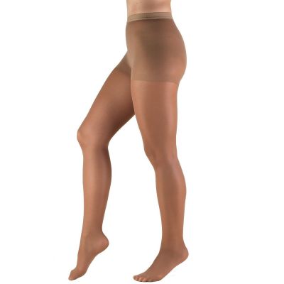 Truform Sheer Pantyhose: 8-15 mmHg QP TAUPE (1765TP-QP)